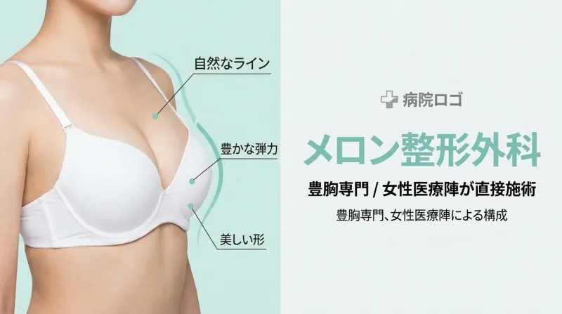 メロン整形外科 - 豊胸手術専門、女性医療陣構成 プライベート整形外科